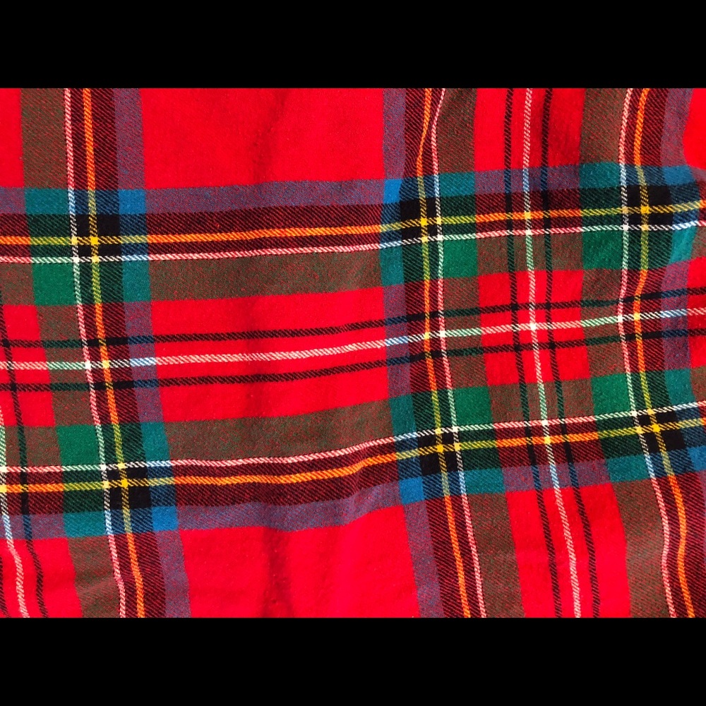 Old navy red plaid pajama pants size large - Picture 3 of 4